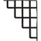 Ekena Millwork Diane Wrought Iron Bracket, (Single center brace), Antiqued Silver 1 1/2"W x 12"D x 15"H BKTM01X12X15SDIASV - alternate 6